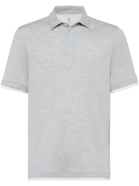 Poloshirt Brunello Cucinelli grau