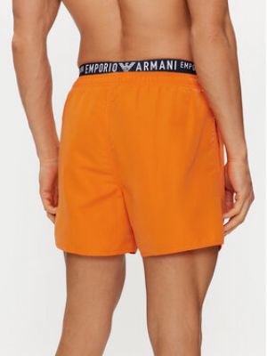 Kraťasy Emporio Armani Underwear oranžové