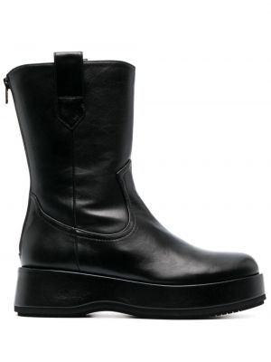 Ankle boots skórzane Paloma Barcelo czarne