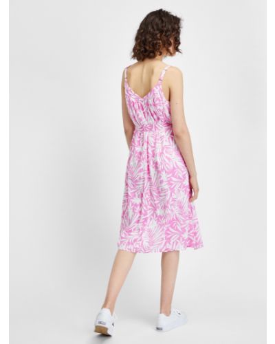 Midi šaty Gap růžové
