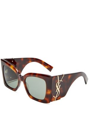 Солнцезащитные очки кошачий глаз Blaze Monogram, 54 мм Saint Laurent, Brown