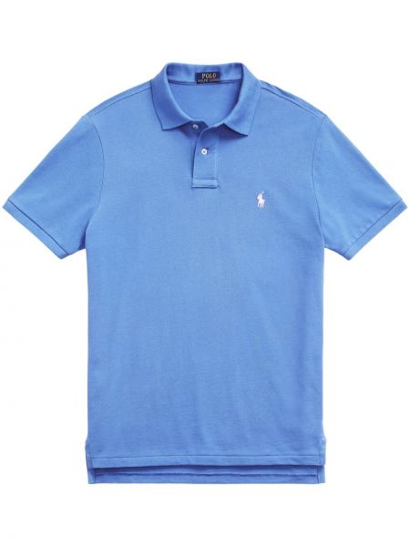 Kokvilnas polo krekls ar izšuvumiem ar pogām Polo Ralph Lauren