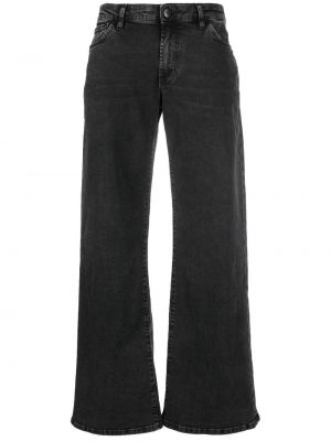 Voľné džínsy 3x1 čierna