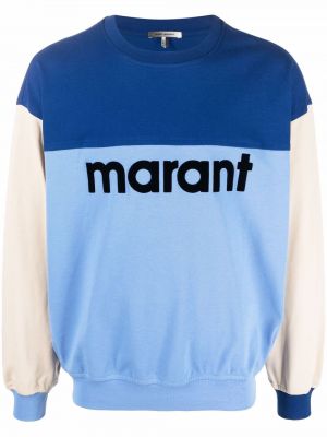 Trykt sweatshirt Isabel Marant blå