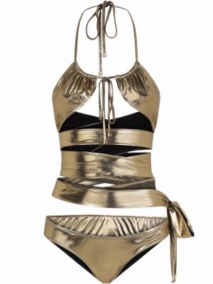 Fürdőruha Dolce & Gabbana aranyszínű