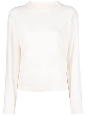 Pull en cachemire col rond Woolrich blanc