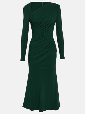 Платье миди Roland Mouret зеленый