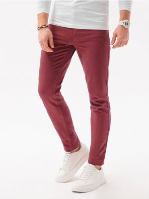 Pantaloni Ombre Clothing roșu