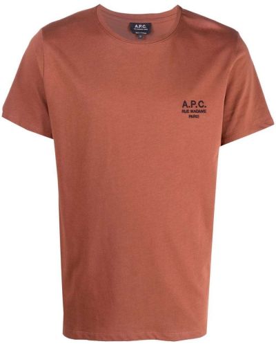 Camiseta A.p.c. marrón