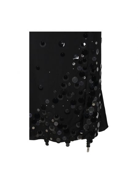 Falda midi con lentejuelas Art Dealer negro