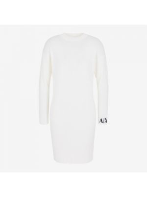 Платье мини Armani Exchange белое