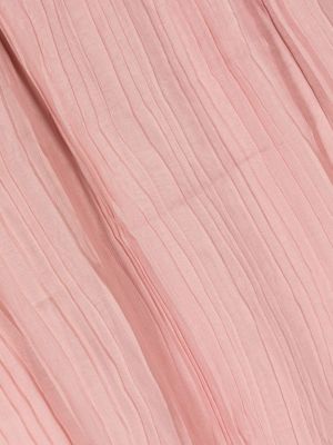 Chiffon schal mit plisseefalten Liu Jo pink