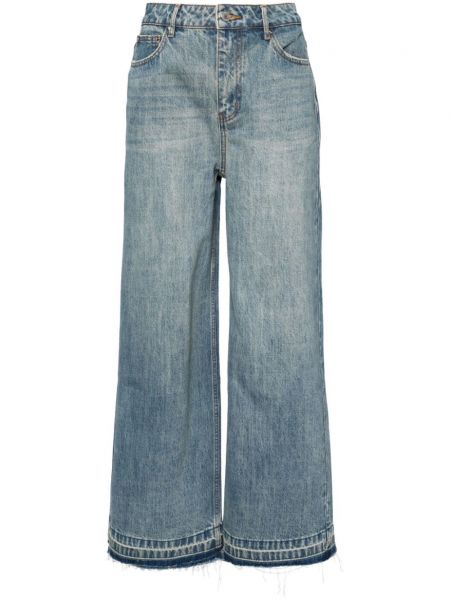 Frynser flared jeans B+ab blå