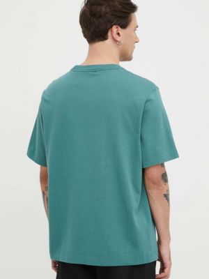 Bavlněné tričko Abercrombie & Fitch zelené