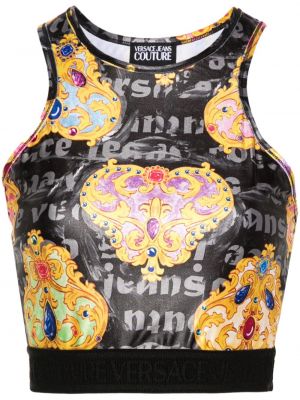 Top Versace Jeans Couture crna