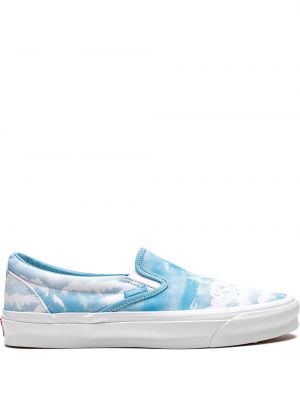 Klassiska sneakers med slip-on Vans blå