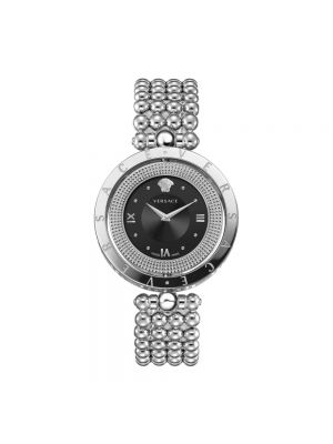 Armbanduhr aus edelstahl Versace schwarz