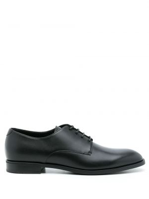 Обувки в стил дерби с връзки с дантела Emporio Armani черно
