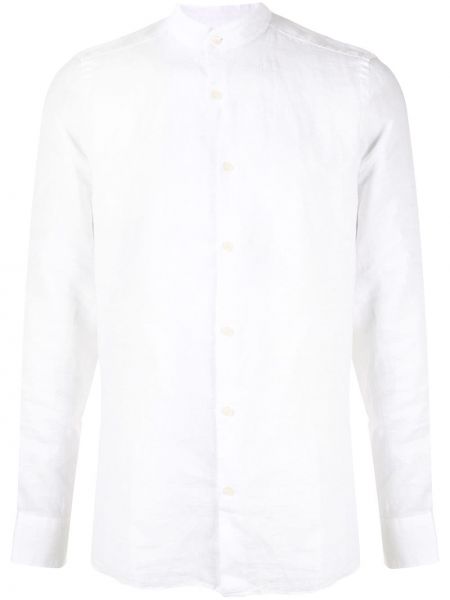 Chemise en lin Frescobol Carioca blanc