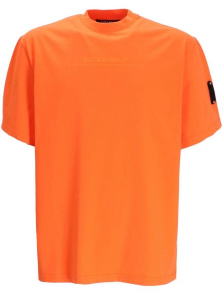 Pomarańczowa koszulka bawełniana A-cold-wall*