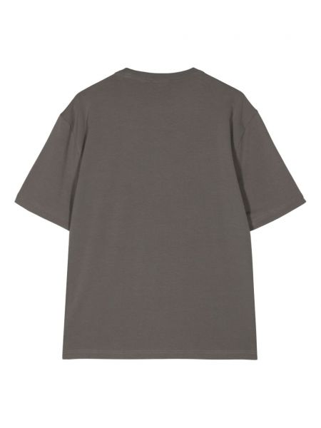 T-shirt en coton à imprimé à imprimé zèbre Ps Paul Smith gris
