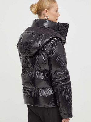 Oversized téli kabát Patrizia Pepe fekete