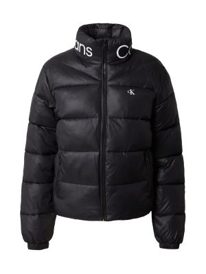 Steppelt testhezálló téli kabát Calvin Klein Jeans fekete