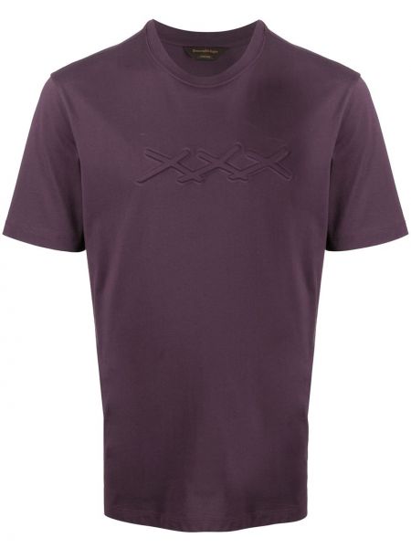 Marškinėliai Zegna violetinė