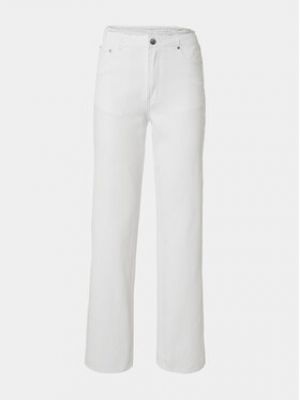 Белые прямые джинсы Edited