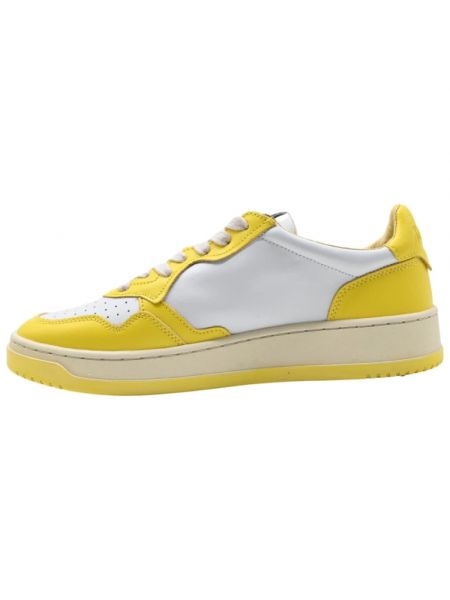 Sneakersy Autry żółte