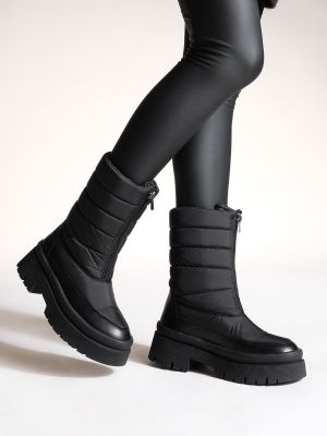 Sněžné boty bez podpatku Marjin černé