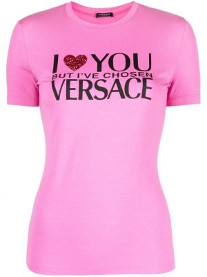 T-shirt mit print Versace