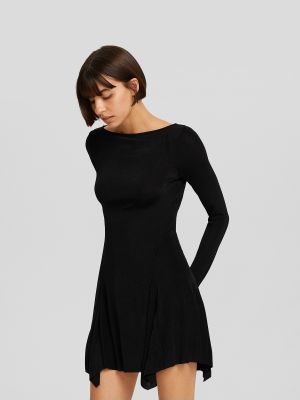 Mini robe Bershka noir
