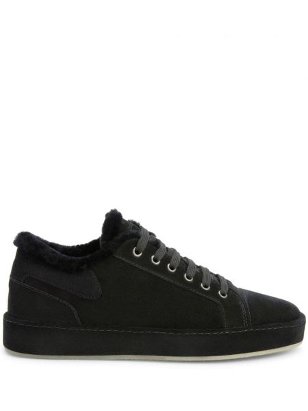 Süet sneaker Giuseppe Zanotti siyah