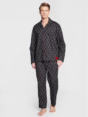 Pyjama Hugo schwarz
