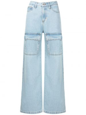 Jeans baggy Luiza Botto blu