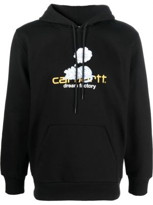 Trykt bomull hettegenser Carhartt Wip svart