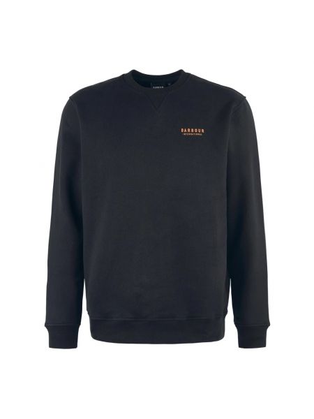Sweatshirt mit rundem ausschnitt Barbour schwarz
