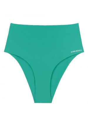Bikini con stampa Sporty & Rich verde