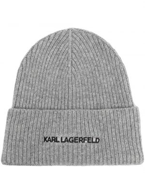 Čiapka Karl Lagerfeld sivá