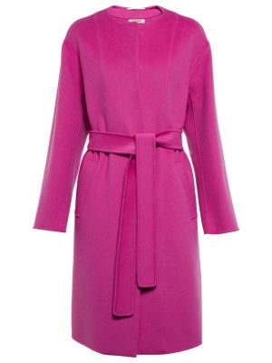 Шерстяное пальто 's Max Mara, розовое