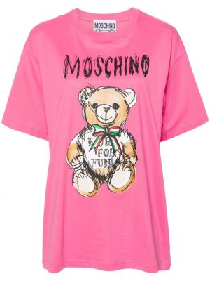 Tričko Moschino ružová