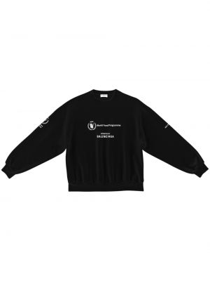 Sweatshirt Balenciaga schwarz