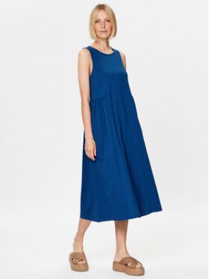 Priliehavé šaty United Colors Of Benetton modrá