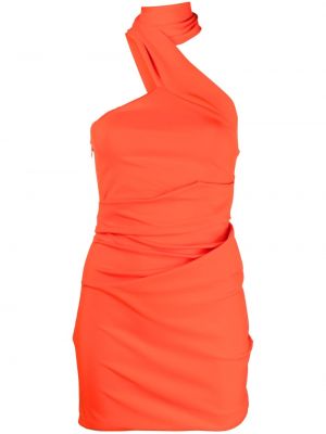 Šaty s rozparkem bez rukávů jersey Gauge81 - oranžová