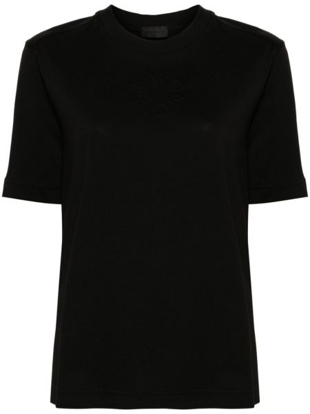 Bavlnené tričko Moncler čierna