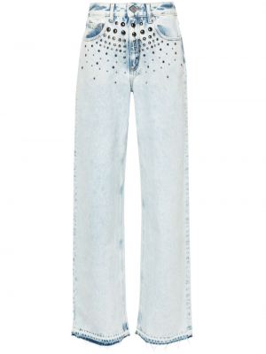 Jeans ausgestellt mit spikes Alessandra Rich