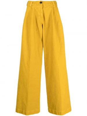 Pantaloni cu croială lejeră Gabriele Pasini galben