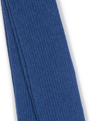 Echarpe en tricot Ganni bleu