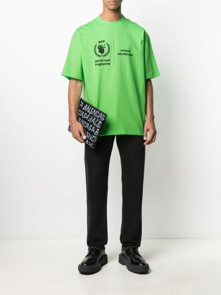 Camiseta Balenciaga verde